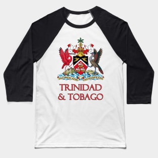 Trinidad & Tobago - Coat of Arms Design Baseball T-Shirt